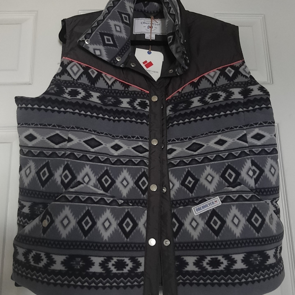 New w/tags ladies, high quality, Obermeyer down vest